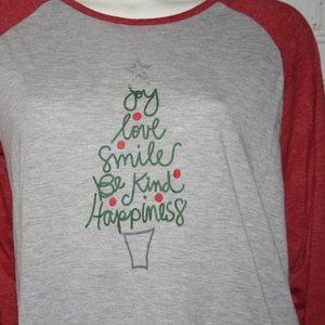 🎅🔴 Christmas Pajama Top · ED · Size L 🔴🎅